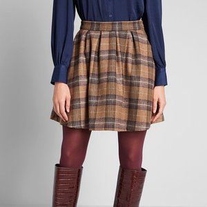 ⭐ 3/30$ ⭐ Vintage wool plaid mini skirt